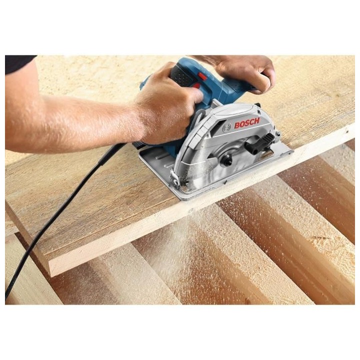 Scie circulaire Bosch Professional GKS 165 - 0601676100 - Profondeur d