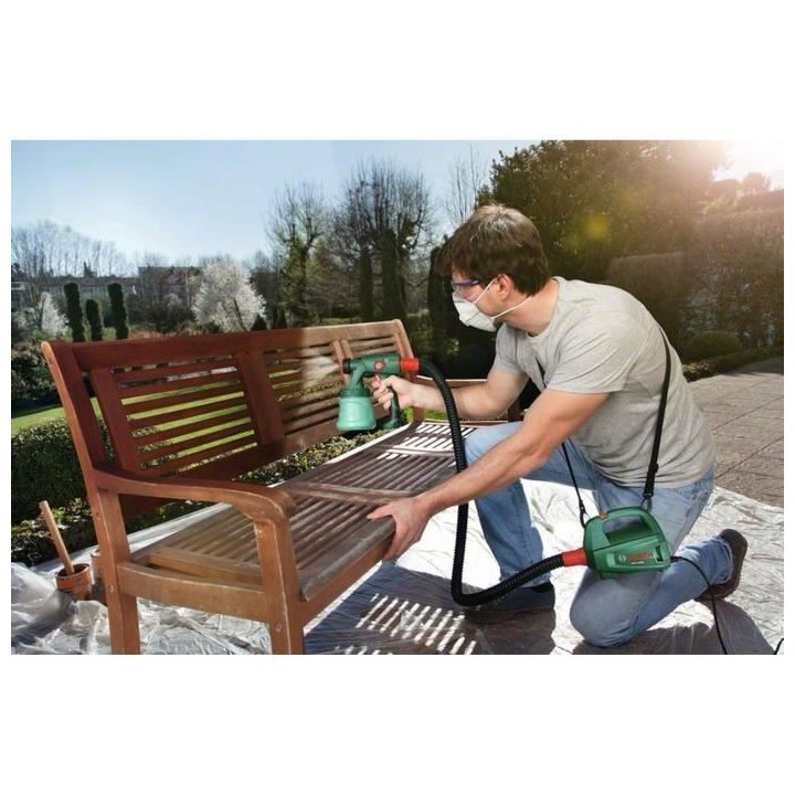 Pistolet a peinture Bosch - PFS 1000 - 410 W - Débit : 0 - 100 ml/min