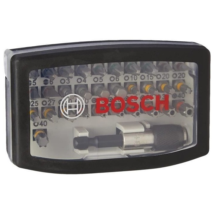 Jeu d'embouts de vissage BOSCH PROFESSIONAL 32 pieces (embout de vissa
