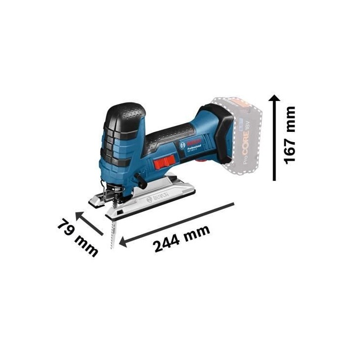 Scie sauteuse Bosch Professional GST 18V-LI S sans batterie - 06015A51