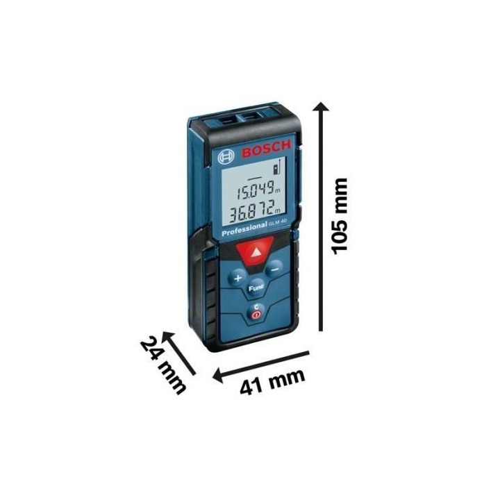 Télémetre Laser GLM 40 Professional en boîte carton - BOSCH - 06010