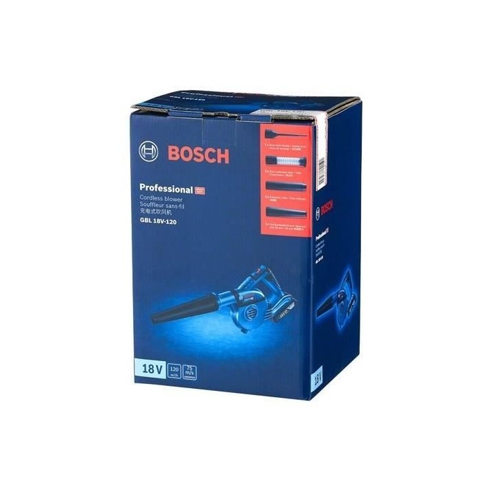 Souffleur 18V GBL 18V-120 (sans batterie ni chargeur) en boîte carton