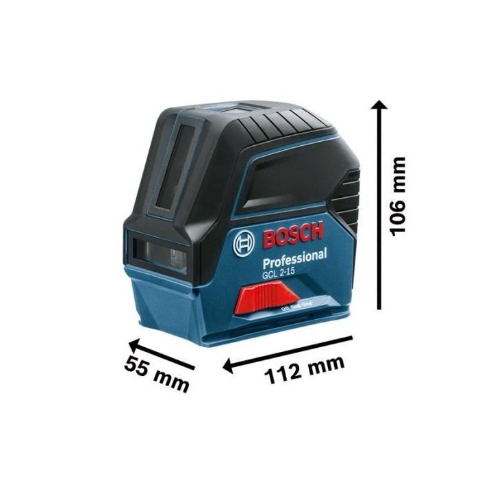 Laser point et ligne 3x1,5V GCL 2-15 (sans batterie ni chargeur) en bo