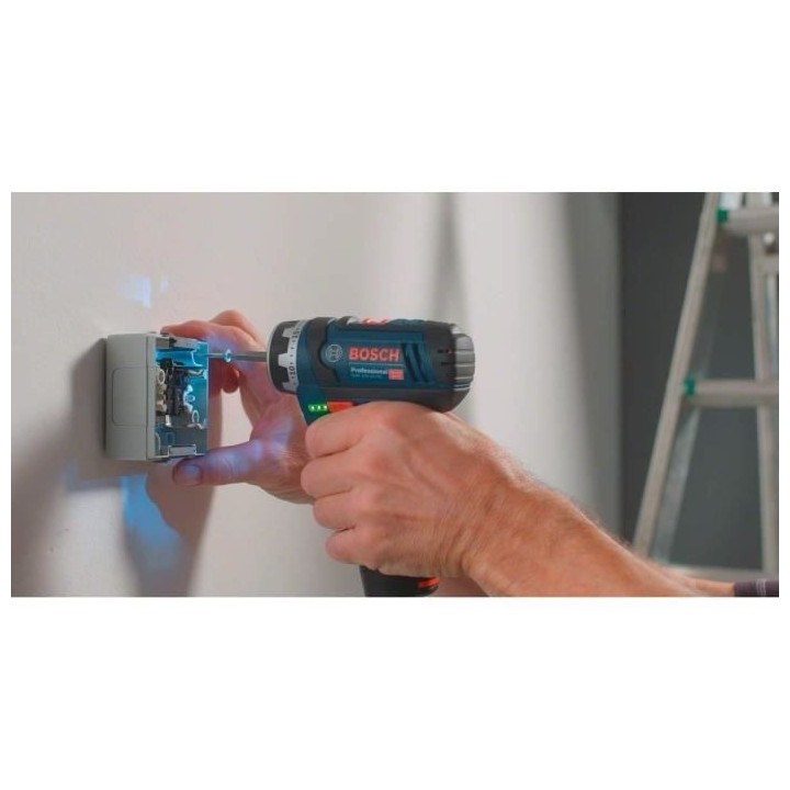 Perceuse-visseuse sans-fil GSR 12V-15FC + L-BOXX 102 + mandrin de per