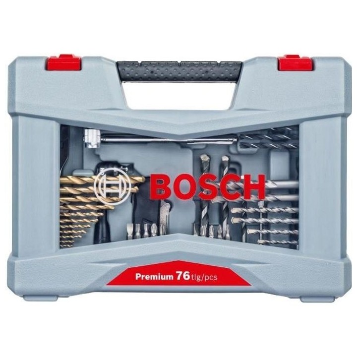 Coffret premium perçage - vissage de 76 pcs- BOSCH