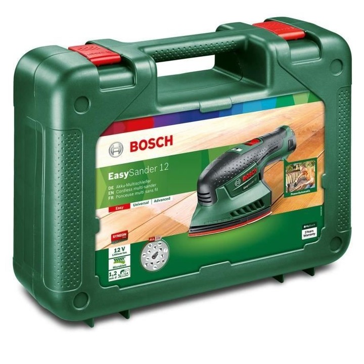 BOSCH Ponceuse multi - EasySander 12 coffret 1x2,5Ah