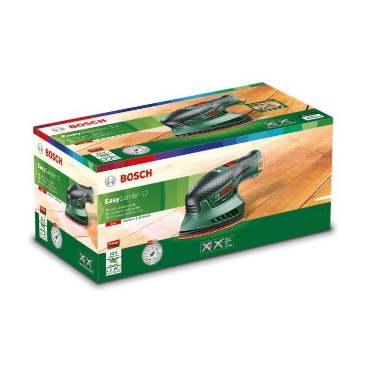 Multi-Ponceuse sans-fil Bosch - EasySander 12 (Livrée sans batterie n