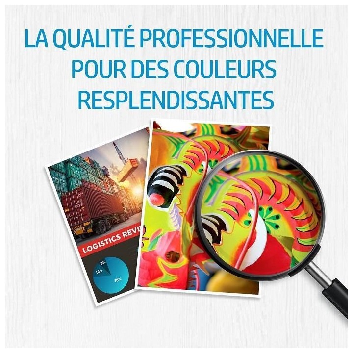 HP 415A Cartouche de toner cyan LaserJet authentique (W2031A) pour HP