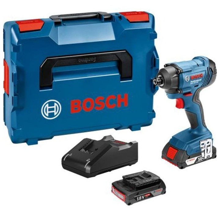 Visseuse a chocs Bosch Professional GDR 18V-160 + 2 batteries 2,0Ah +