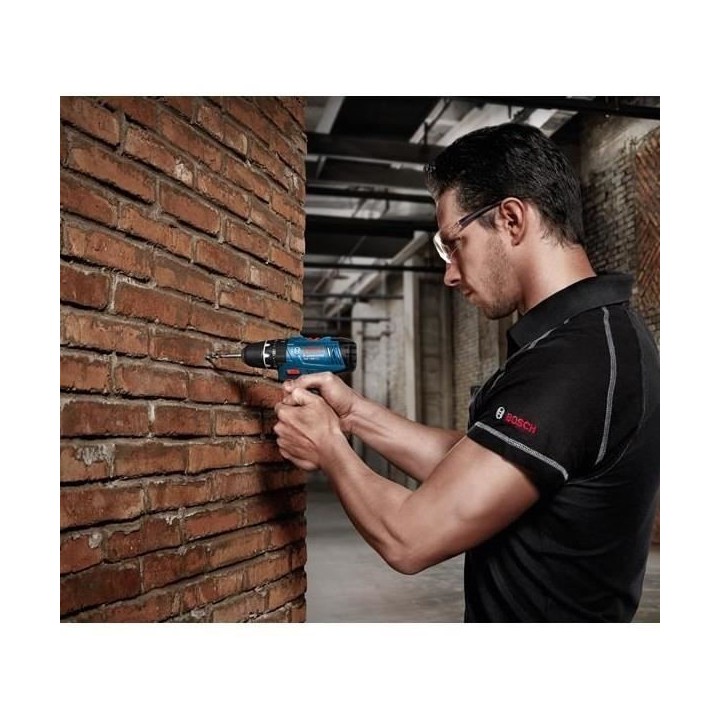 Perceuse-visseuse a percussion Bosch Professional GSB 12V-15, 2 batter