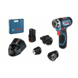 Perceuse-visseuse Bosch Professional GSR 12V-15 FC + 2 batteries 2,0Ah