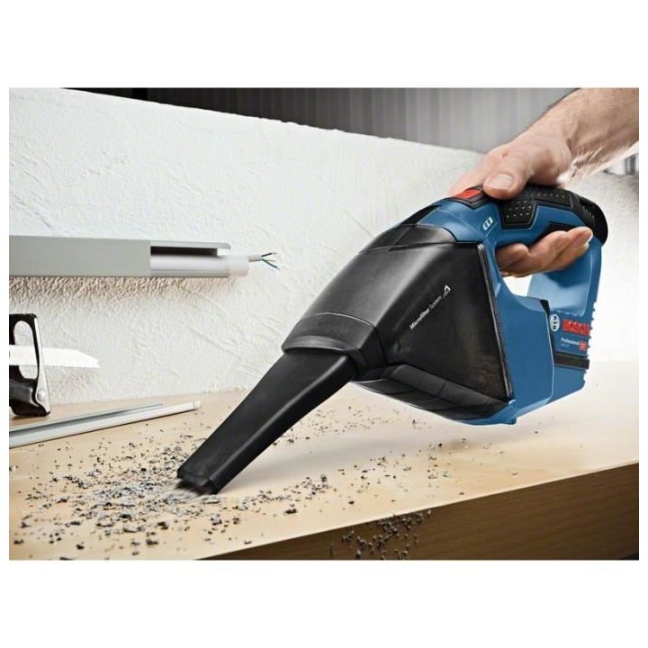 Aspirateur Bosch Professional GAS 12V + 2 batteries 3,0Ah + L-BOXX - 0