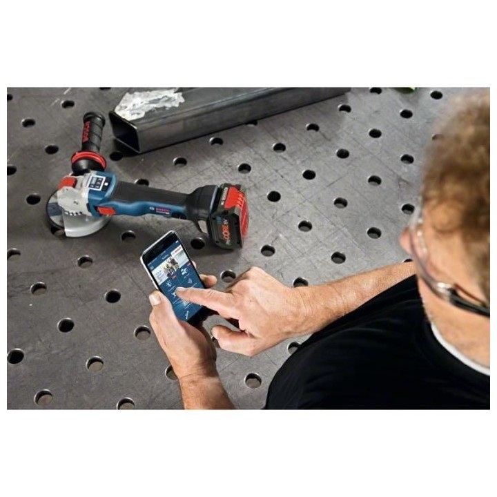 Meuleuse angulaire Bosch Professional X-LOCK GWX 18V-10 SC - Tronçonn