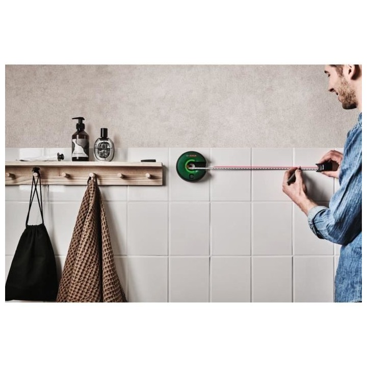 Metre laser lignes Bosch - Atino Basic (metre ruban de 1,5 m, 1 gel pa