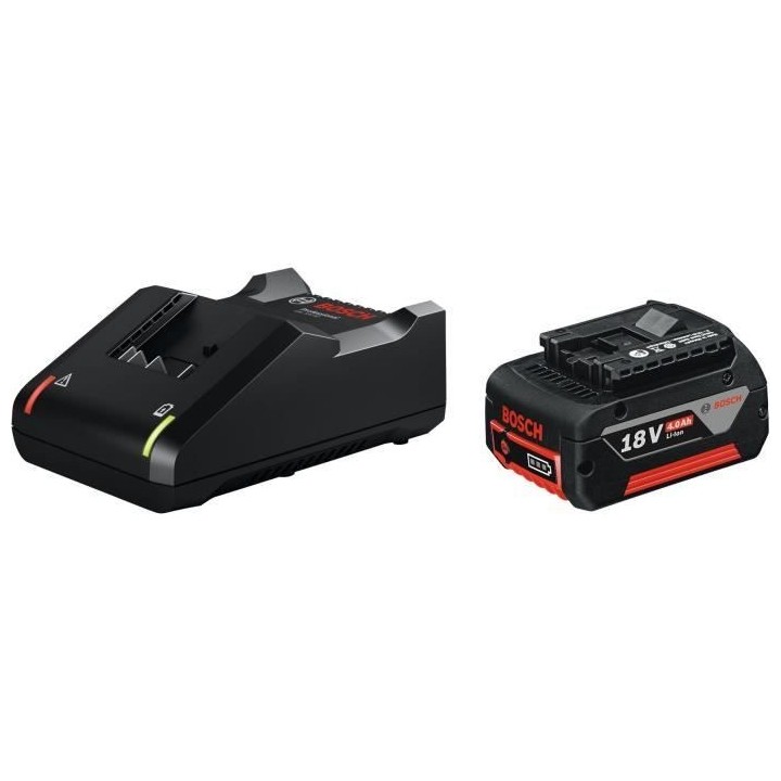Set batterie Bosch Professional GBA 18V 4,0Ah + Chargeur GAL 18V-40