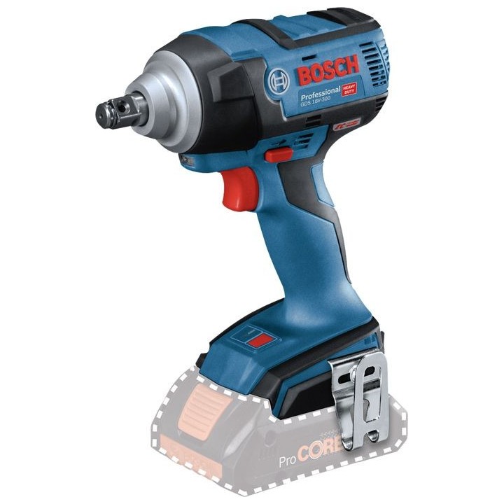 Boulonneuse Bosch Professional GDS 18V-300 sans batterie + L-BOXX - 06