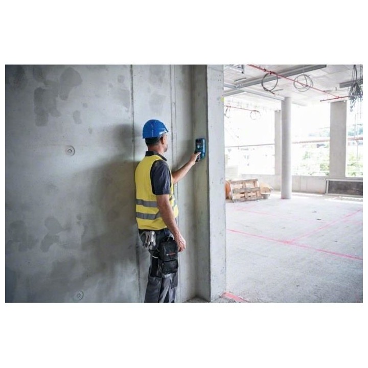 Détecteur mural Bosch Professional D-Tect 200 C en sacoche avec drago