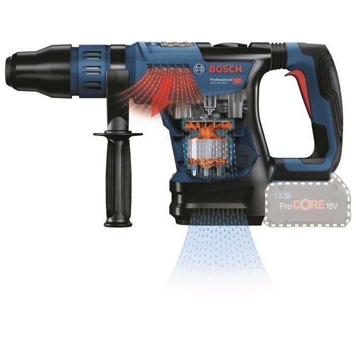 Perforateur SDS-max 18V Biturbo GBH 18V-36 C (sans batterie ni chargeu