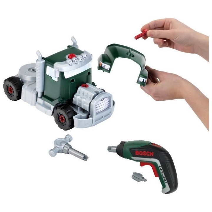 Jouet de bricolage - KLEIN - Camion de bricolage Bosch a monter/démon