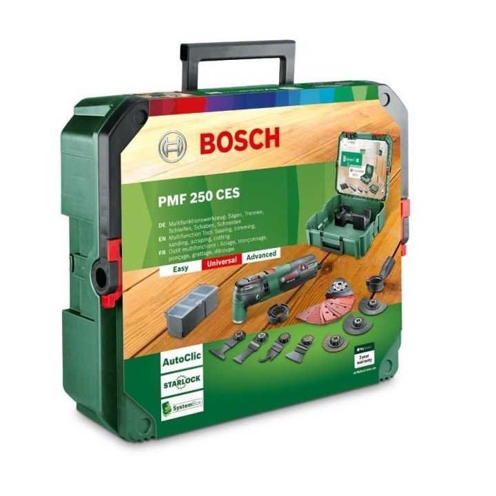 Outil multifonction Bosch - PMF 250 CES - Electrique - 20 Accessoires