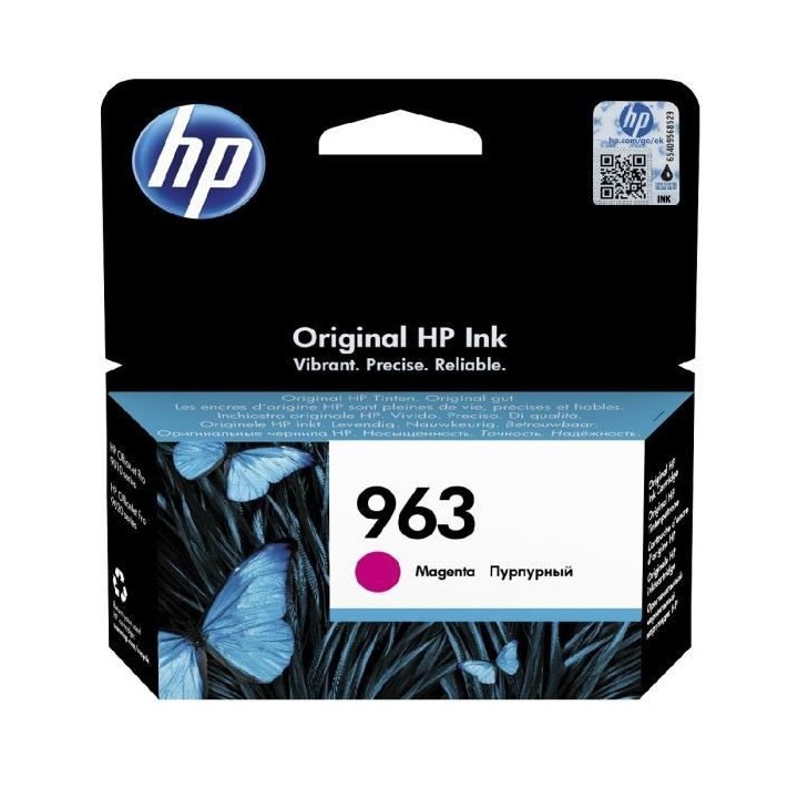 HP 963 Cartouche d'encre magenta authentique (3JA24AE) pour HP OfficeJ
