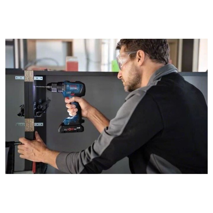 Perceuse-visseuse Bosch Professional GSR 18V-55 + 2 batteries 4,0Ah +