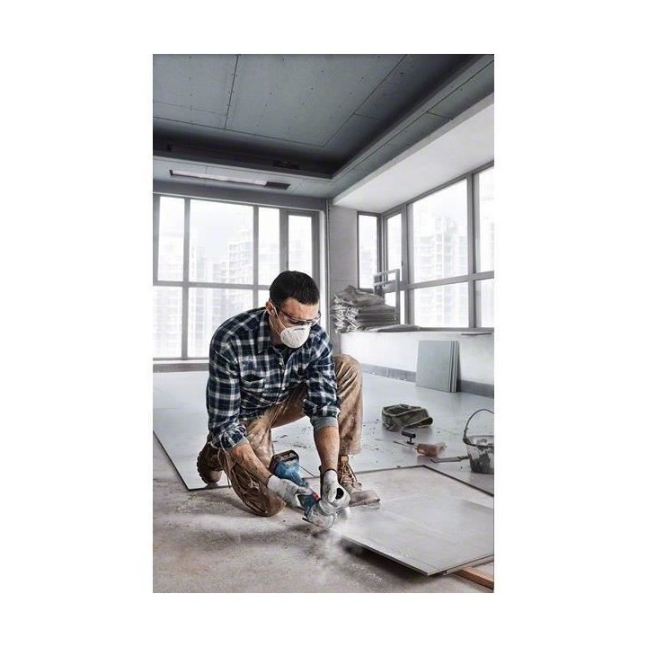 Meuleuse angulaire Bosch Professional GWS 18V-7 + 2 batteries 4,0Ah +