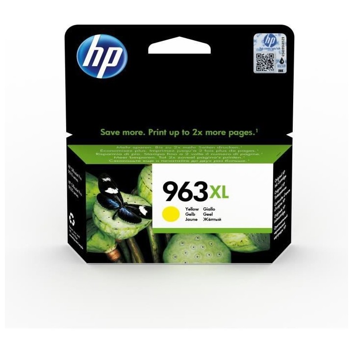 HP 963XL Cartouche d'encre jaune authentique (3JA29AE) pour HP OfficeJ