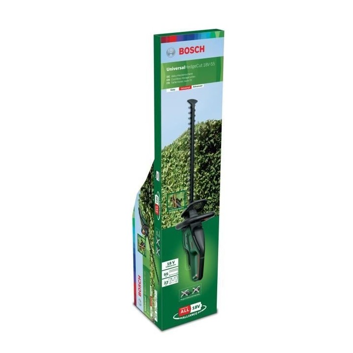 Taille haies sans fil UniversalHedge Cut 18-55 sans batterie Bosch