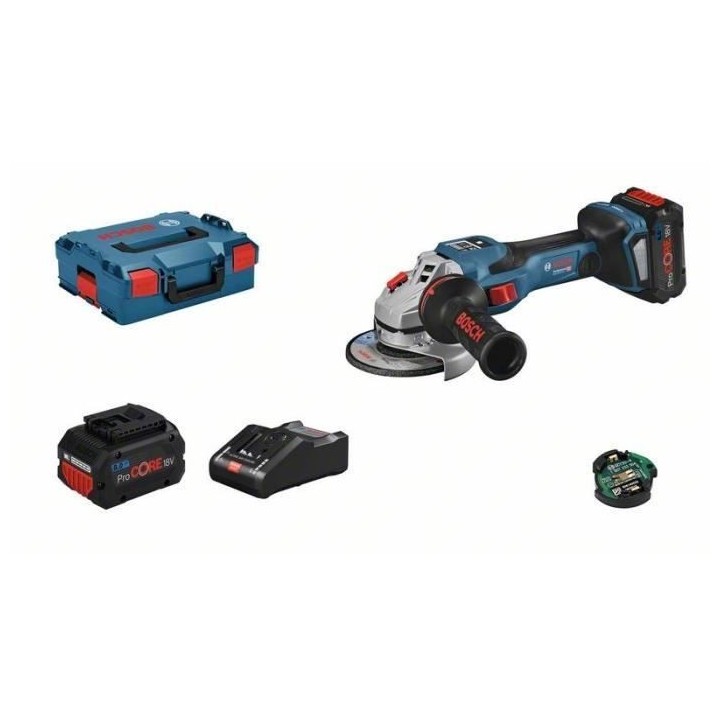 Meuleuse d'angle BOSCH PROFESSIONAL GWS 18V-15 SC - 2 batteries 5.5Ah