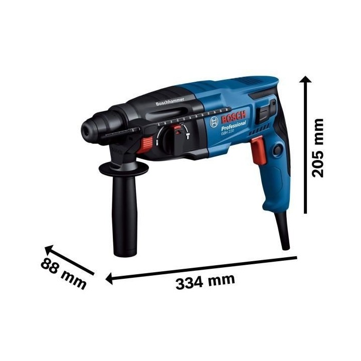 Perforateur-burineur SDS Plus 720W GBH 2-21 (mandrin automatique) en c