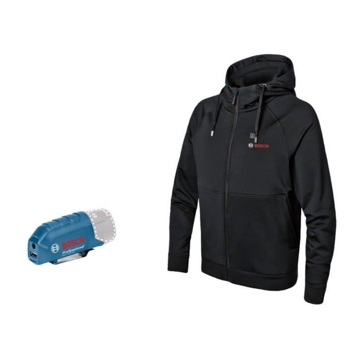 Veste chauffante Bosch Professional GHH 12+18V XA + GAA 12V-21 (sans b