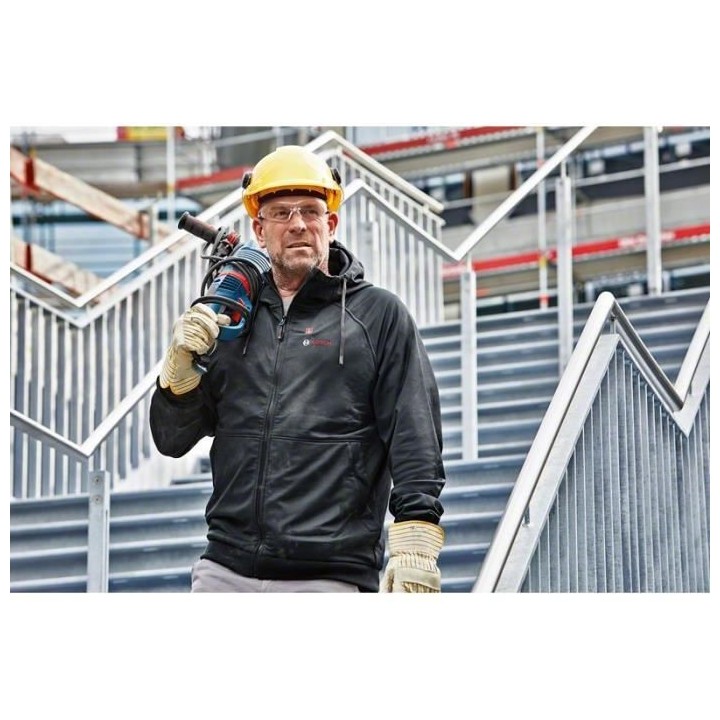 Veste chauffante Bosch Professional GHH 12+18V XA + GAA 12V-21 + Batte