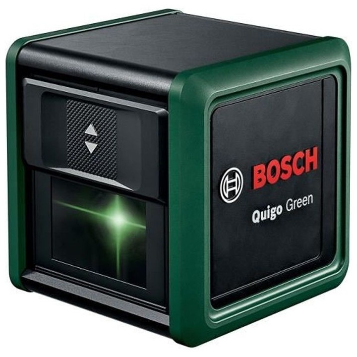 Laser lignes Bosch - Quigo Green - Technologie faisceau vert - Portée