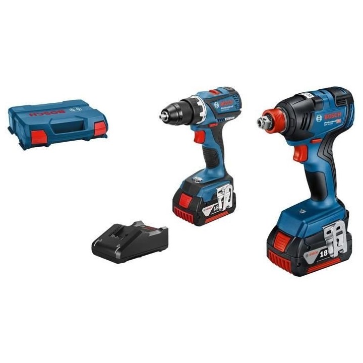 Combo Kits Bosch Professional Visseuse a chocs/boulonneuse GDX 18V-200