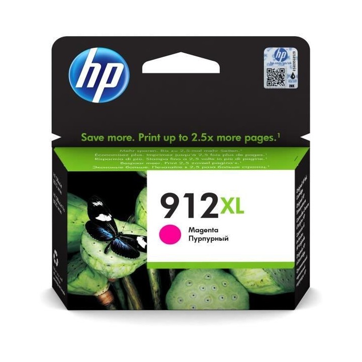 HP 912XL Cartouche d'encre magenta grande capacité authentique (3YL82