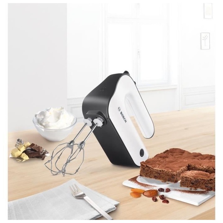 Batteur a main BOSCH MFQ4020 STYLINE - 450W - 5 vitesses + pulse - Bla