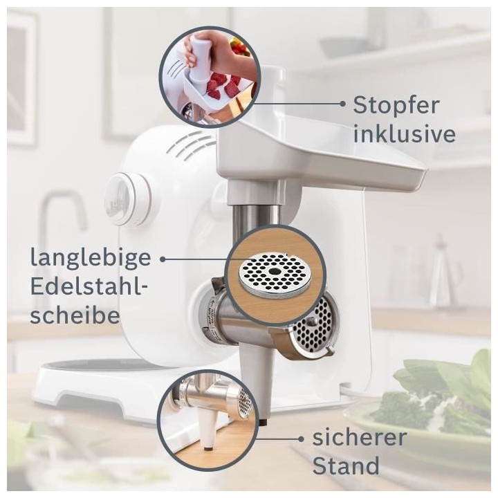 Hachoir a viande pour Kitchen Machine MUM5 - BOSCH - MUZ5FW1 - Disque