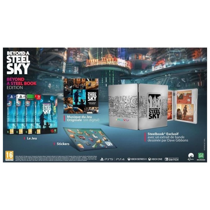 Beyond a Steel Sky - Beyond a Steelbook Edition Jeu PS4