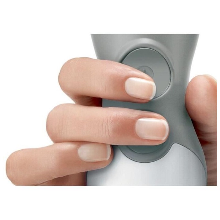 Mixeur plongeant BOSCH ErgoMixx 600W - Blanc/Gris - 12 vitesses + turb