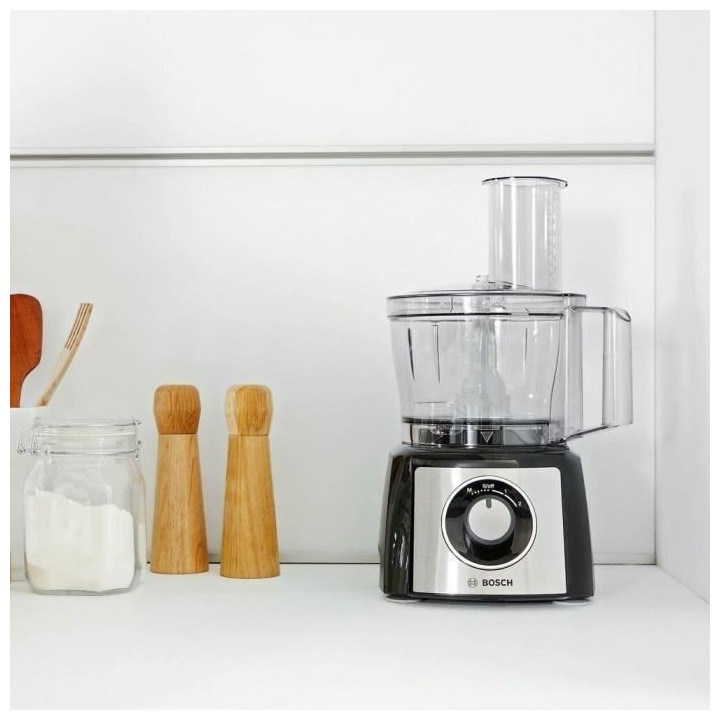 Robot multifonction BOSCH MULTI TALENT MCM3501M - Noir et inox