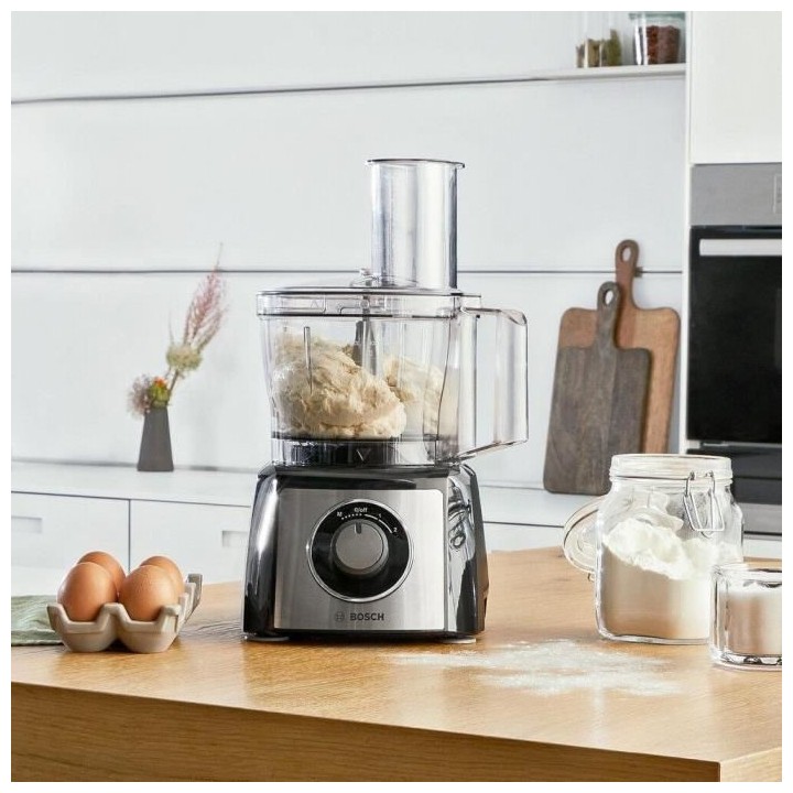 Robot multifonction BOSCH MULTI TALENT MCM3501M - Noir et inox