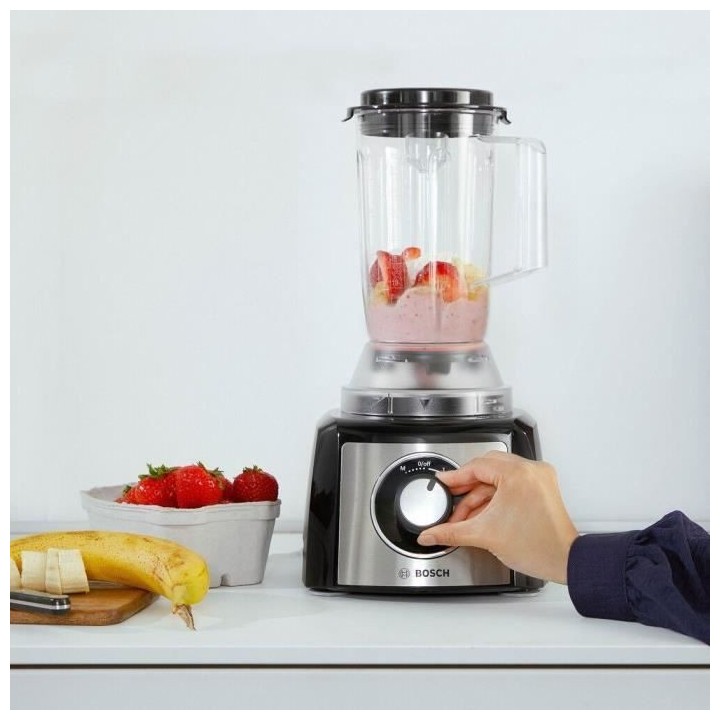 Robot multifonction BOSCH MULTI TALENT MCM3501M - Noir et inox