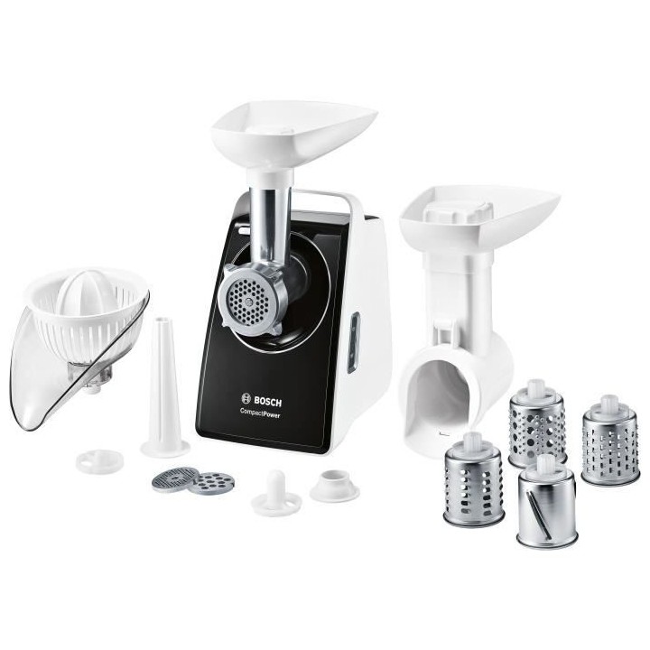 Hachoir a viande Compact Power - BOSCH - 500W - Moteur bloqué 1800W -