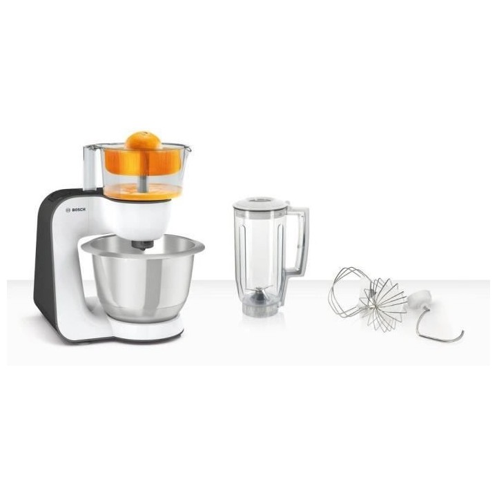 Robot pâtissier BOSCH Kitchen Machine MUM - Gris - 1000W - Mouvement