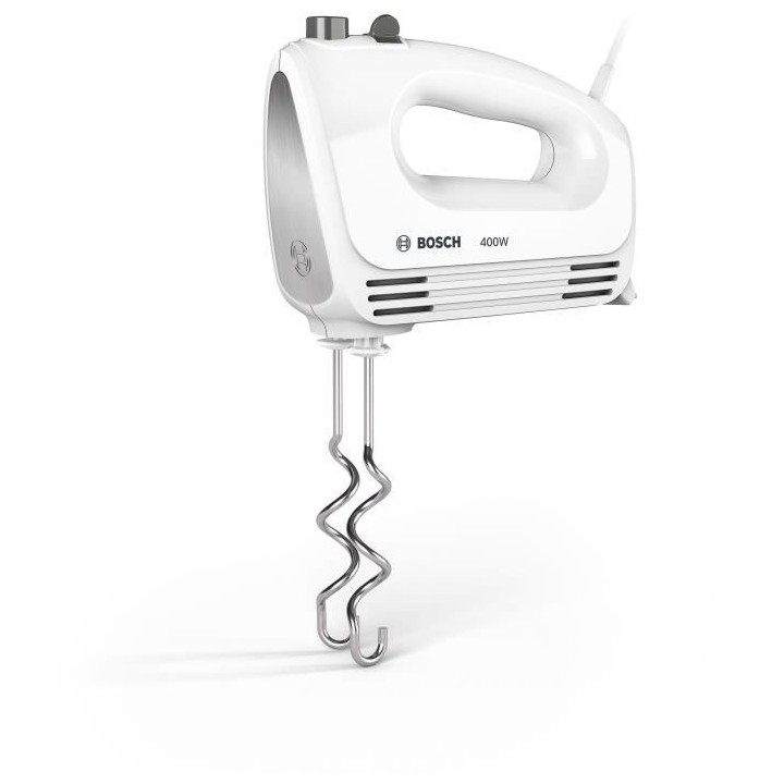 Batteur - BOSCH CleverMixx - 400W - 4 vitesses + Pulse - 2 fouets + 2