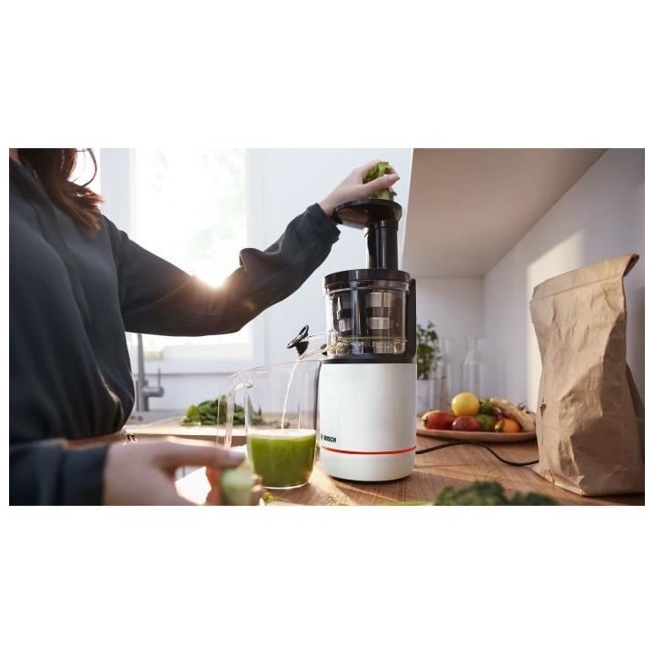 Extracteur de jus - BOSCH - MESM500W VitaExtract - Blanc/chrome - 150