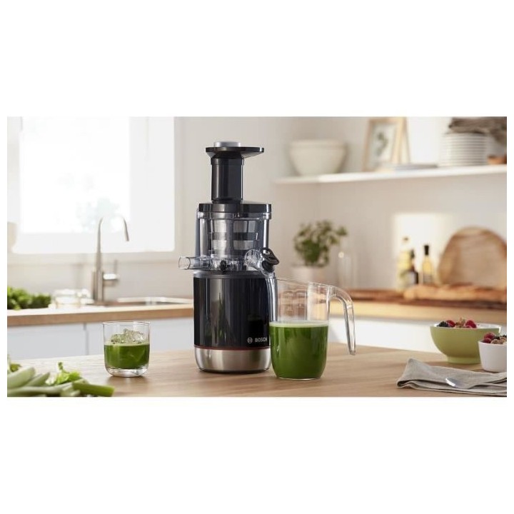 Extracteur de jus - BOSCH - MESM731M VitaExtract - Noir/inox - 150 W -
