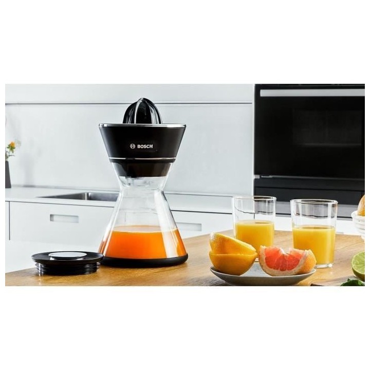 Presse-agrumes - BOSCH - MCP72GPB VitaStyle Citro - Noir / inox bross