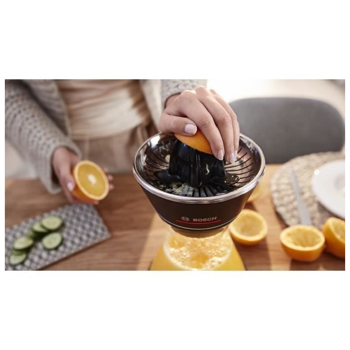 Presse-agrumes - BOSCH - MCP72GPB VitaStyle Citro - Noir / inox bross